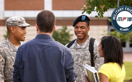 Voted Top Military Friendly Online College