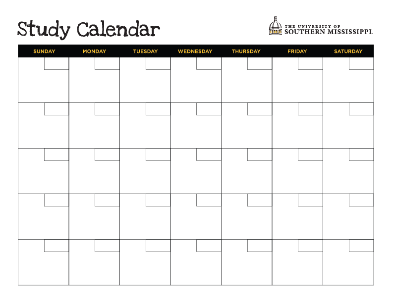 University Of Southern Mississippi Academic Calendar