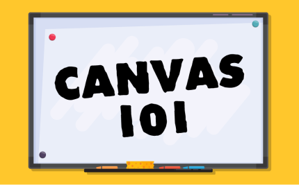 vector art of a tablet screen for the canvas 101 blog
